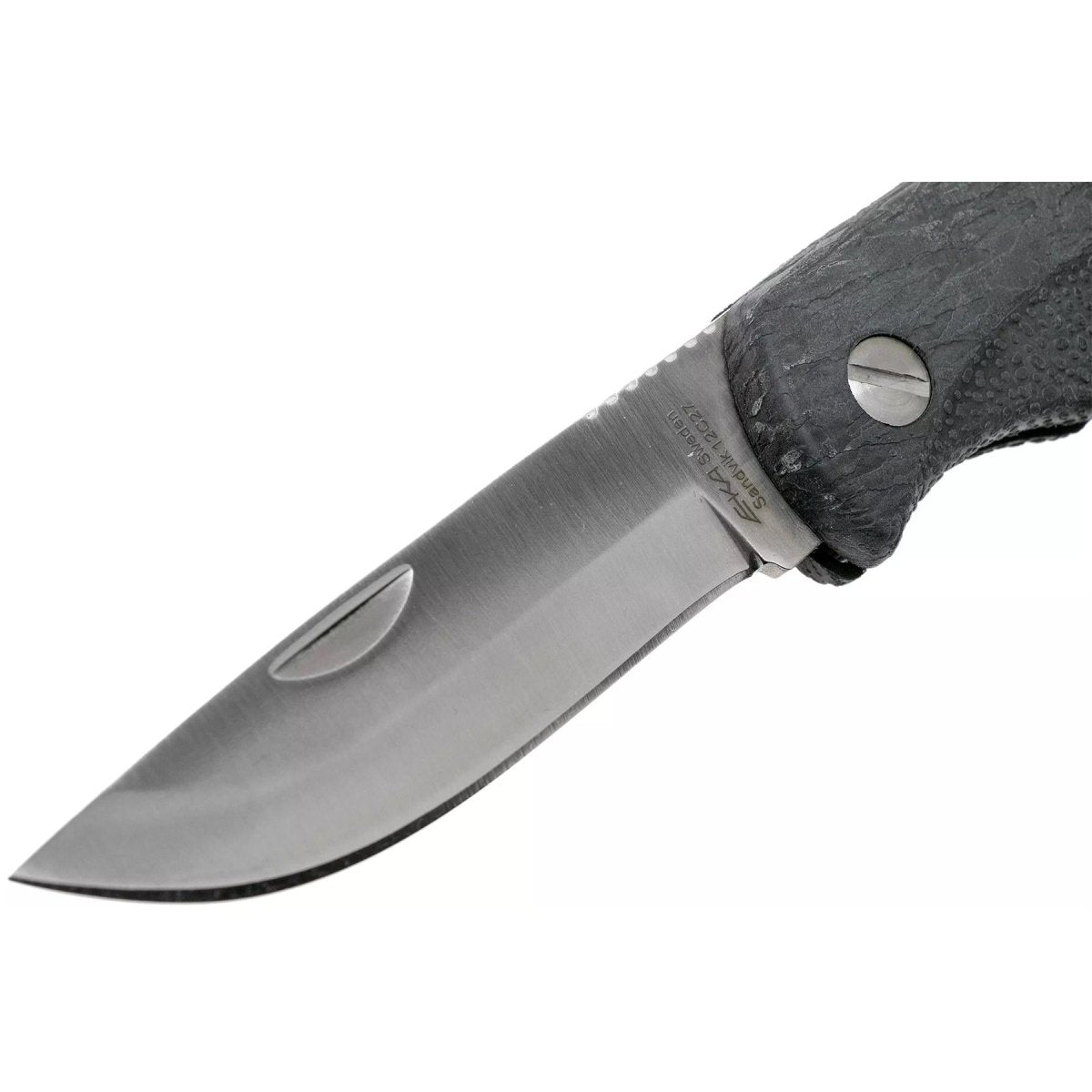 EKA Brand Swede 8 fällbar fickkniv drop point 57-59 HRC stål Proflex handtag
