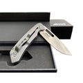 EKA Brand Swedish Classic 8 fickkniv titan handtag 57 HRC rostfritt blad
