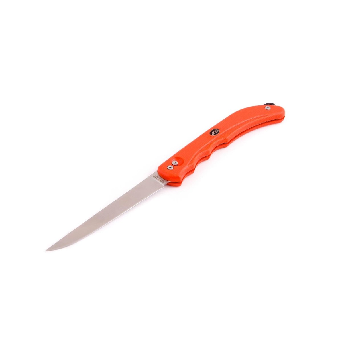 Eka Swedish Filet Knife Duo Gut Open Hook Sailor Tool Rostfritt stål Orange