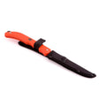 Eka Swedish Filet Knife Duo Gut Open Hook Sailor Tool Rostfritt stål Orange