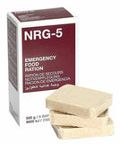 Emergency Ration Army Survival Food Pack MRE PREPER Militär NRG-5 500G. 9 barer