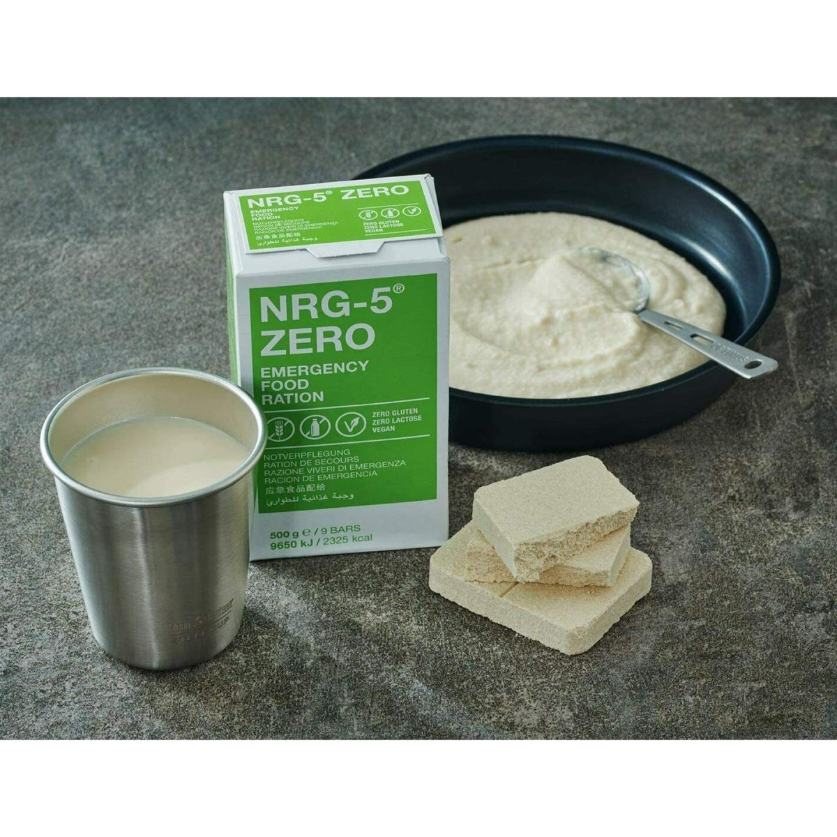 Emergency Ration Army Survival Food Pack Mre Prepper Military NRG-5 Noll 500 g