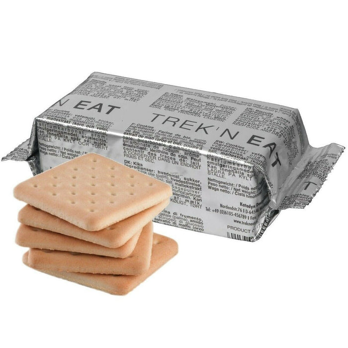 Trek'n Eat MRE nödranson arméöverlevnadskex 125 g förpackning för energiförsörjning utomhus och vandring