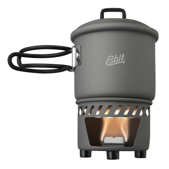 ESBIT Brand Cooking set fastbränsle spis camping överlevnad vatten matuppvärmning - GoMilitar