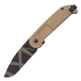 ExtremaRatio BF2 CD DESERT WARFARE taktisk fällkniv N690 dubbel liner lås