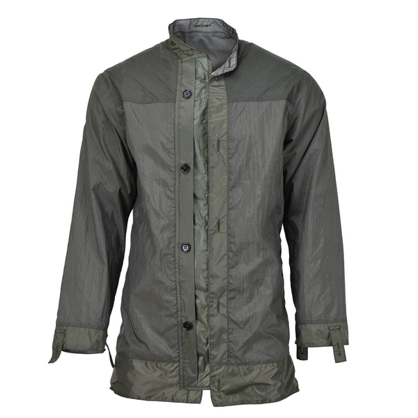 Original Dutch Military Liner Rain Jacket Waterproof Taped Seams Combat Olive