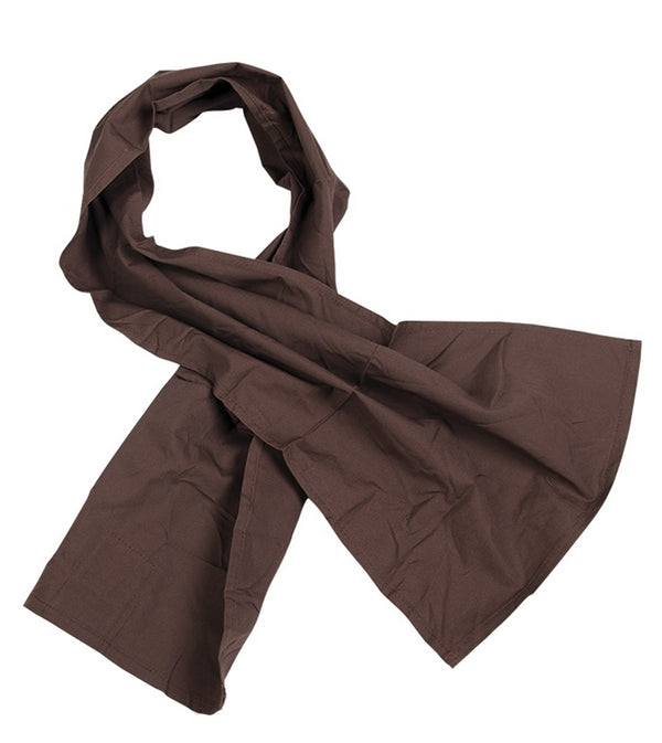 Original Dutch Military Scarf Cotton Bandana 100x25cm Brown Army Scarves Ny