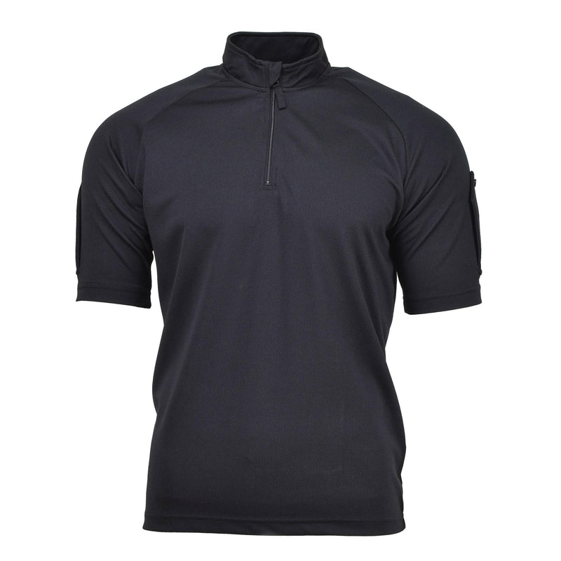 Äkta brittisk funktionell polis t-shirt andningsbara aktivkläder svart skjorta ny