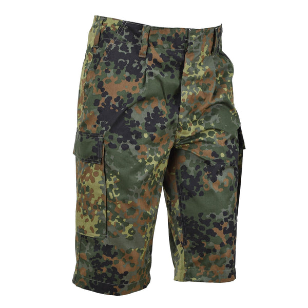 Leo Kohler knälängd shorts militär personal Bermuda flecktarn kamouflage