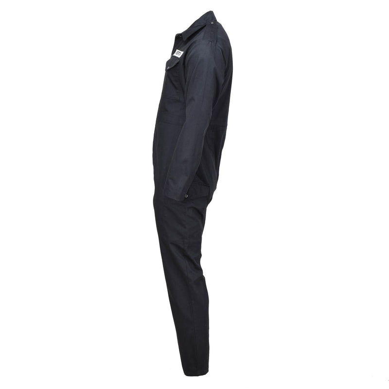 Original British Military Mechanic Coverall Workwear Uniform Work Jumpsuit Black