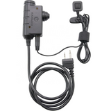 Earmor M52 PTT Adapter Midland 2 Pin Wired Tactical Headset Kabel Svart