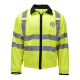 Original Scottish Community Volunteer Hi-Vis Jacka Reflexive Yellow Workwear