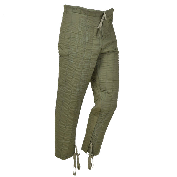 Äkta tjeckiska militära termiska underbyxor foder varma väderbyxor vintage nya