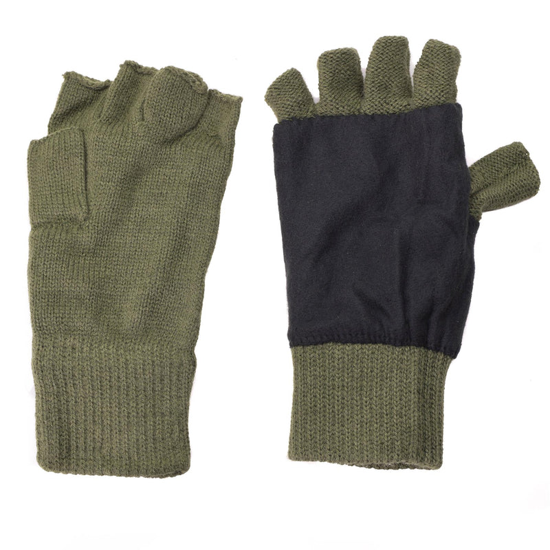 Mil-tec handskar män varm fingerfri thinsulate ™ foder oliv vinter taktisk redskap