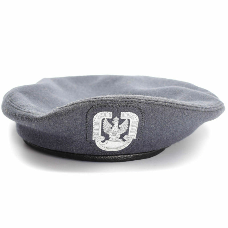 Äkta polska militära armé Patrooper's Beret Grey Polish Air Forces New