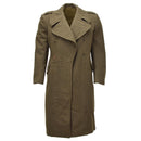 Original kanadensisk armé ullöverrock Military Surplus Vintage Olivgrön