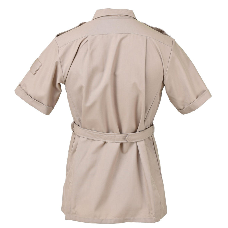 Original French Military Foreign Legion Khaki Dress Shirts Kort ärmar Nya