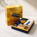 Saphir Box Large Shoe Care Kit Smooth Läder Polish Borste Duk Set