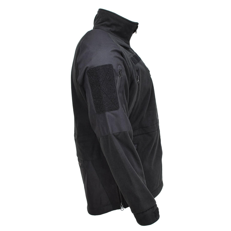 Mil-tec fleece jacka kall väder termisk vandring aktivt kläder vattenbeständig