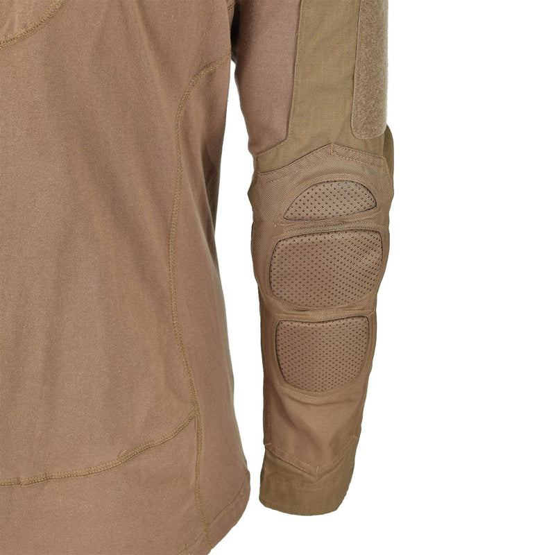 Mil-Tech Brand Military Style Troops Combat Shirts Dark Coyote Color BDU