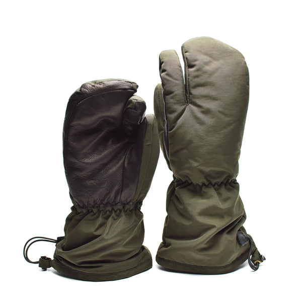 Äkta danska armé trigger finger mittens syna-tex handskar od ny