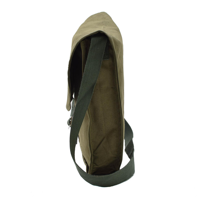 Original Bulgarian Army Olive Shoulder Bag Justerbar rem utomhusresor Ny