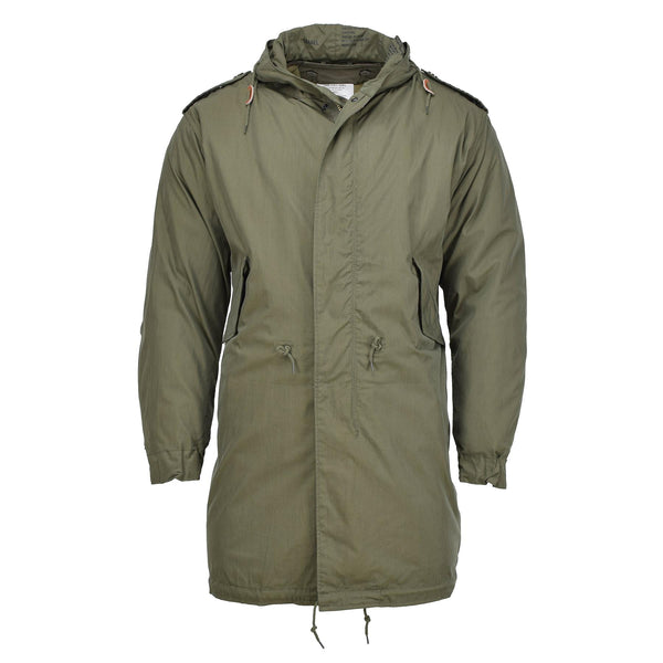 MIL-TEC U.S. Military Style M51 Hooded Parka quiltad löstagbar foder Olive New