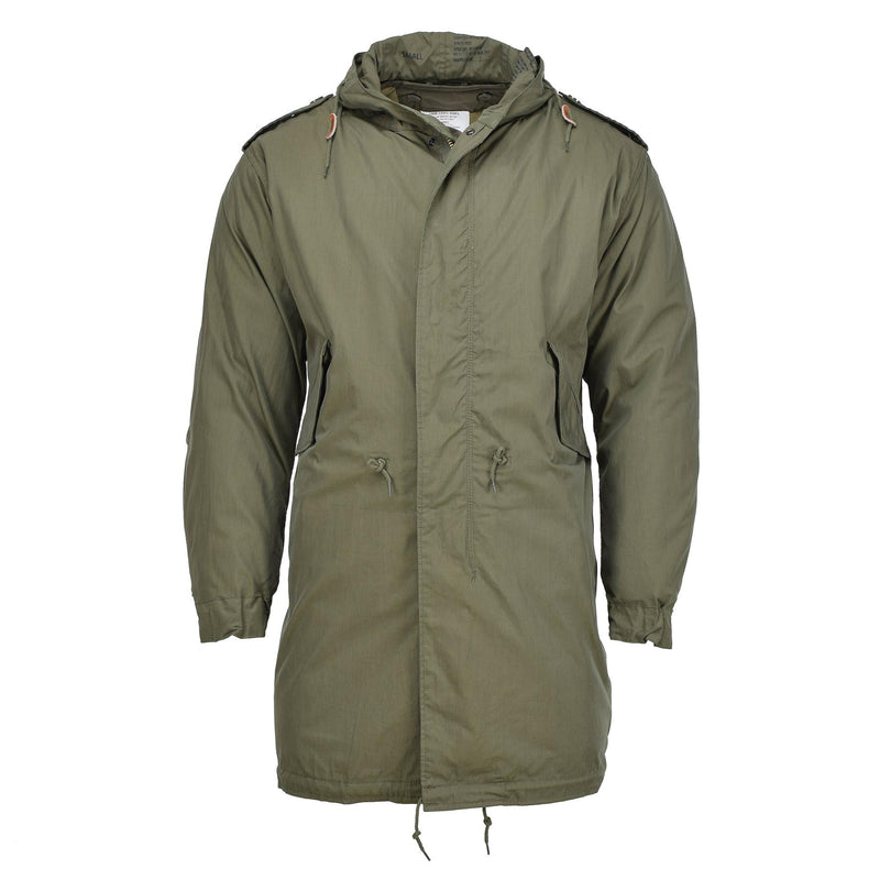 MIL-TEC U.S. Military Style M51 Hooded Parka quiltad löstagbar foder Olive New