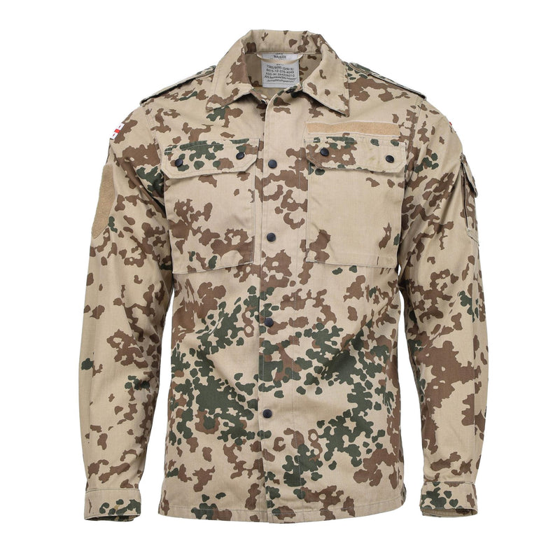 Äkta georgiska arméfältblus Tropentarn Camouflage Field Tactical Shirts