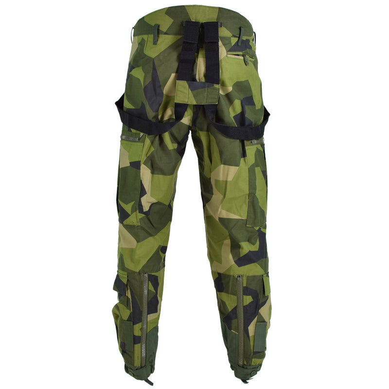 Original Swedish Thermal Tanker Pants M90 Splinter Camouflage BDU byxor nya