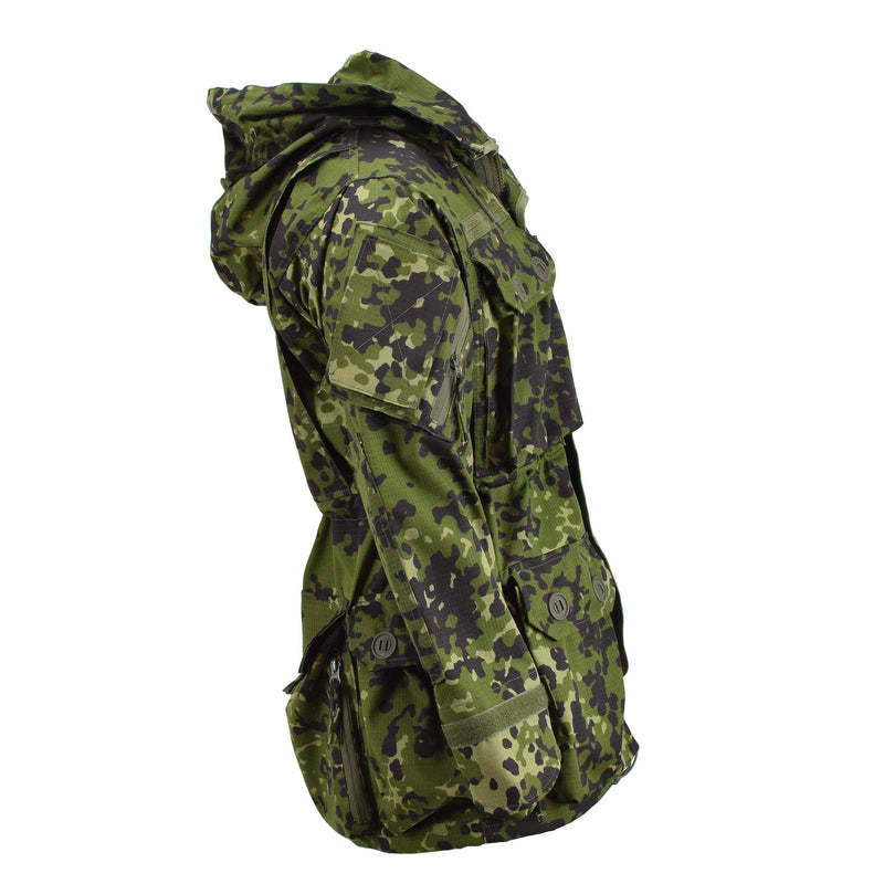 TACGEAR -märke dansk militär stil smock jacka ripstop commando m84 kamouflage