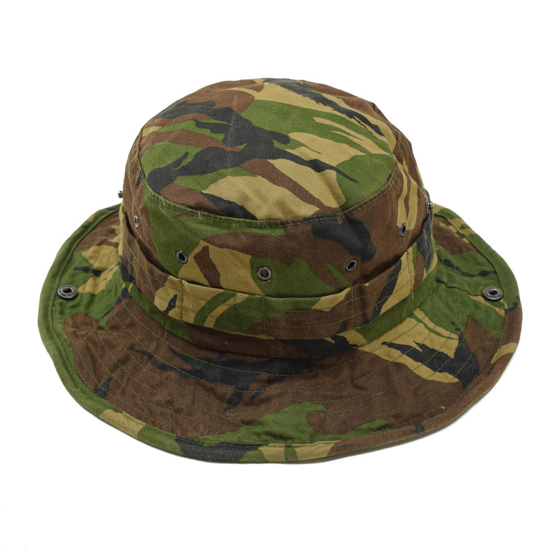 Original Dutch Military Panama Hat Neck Flap Tactical DMP Boonie Cap Surplus