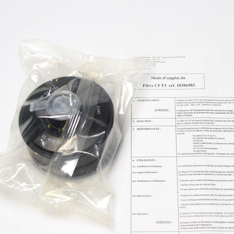 Sovjetiska ryska gasmask PDF-7 barn full set nato filter CF F3 NBC 40 mm ny