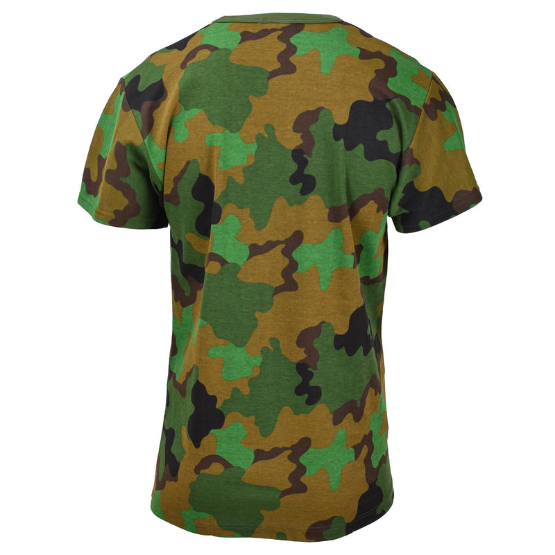 Original Dutch Army Woodland Camo Shirt T-shirt Militäröverskott Jungle New