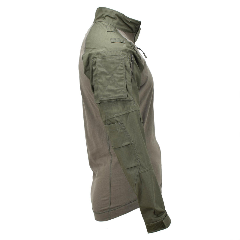 Mil-Tec Brand Military Style Olive Tactical Field Troops Combat Shirt Type 2