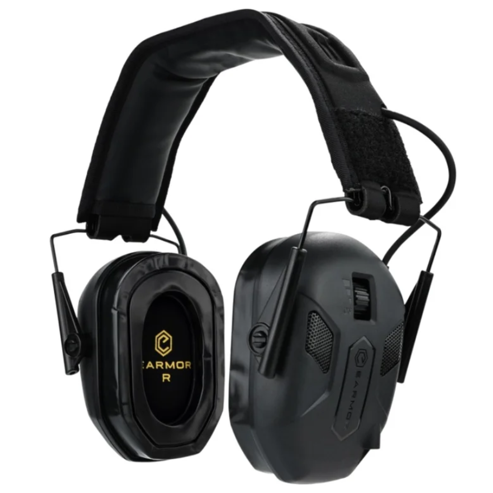 EARMOR M300X Elektroniskt hörselskydd 24dB NRR Tactical Outdoor Svart