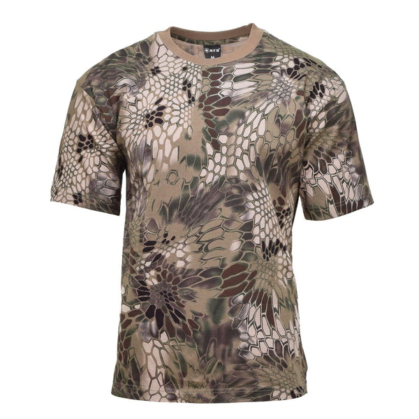 MFH Brand U.S. Military T-shirt Kort ärm undertröja Snake FG Camo Base Layer