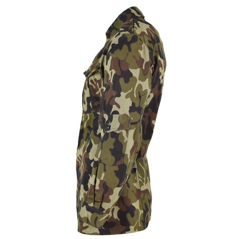 Original rumänska trupper fältjacka M93 Camo Leaf Bdu Parka militär fråga
