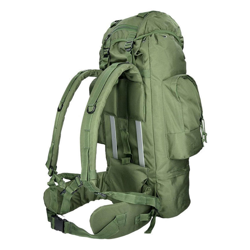 Mil-Tec Ranger Tactical Ryggsäck 75L Vandring Dagsäck Waterproof Cover Ruckssack