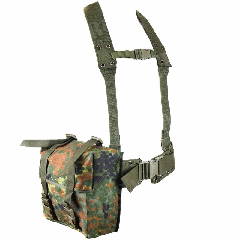 Original German Army Webbing Rig System 3 Pieces Tactical Belt Y-remssele