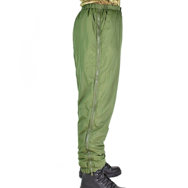 British Army Reversible Pants Thermal Green Khaki Cold Weather Trousers Softie