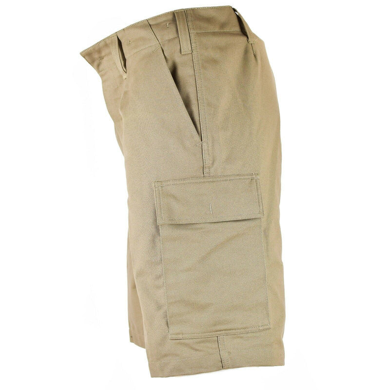 Äkta tyska arméfrågor Molskin Shorts Hållbar last Summer Khaki Beige New