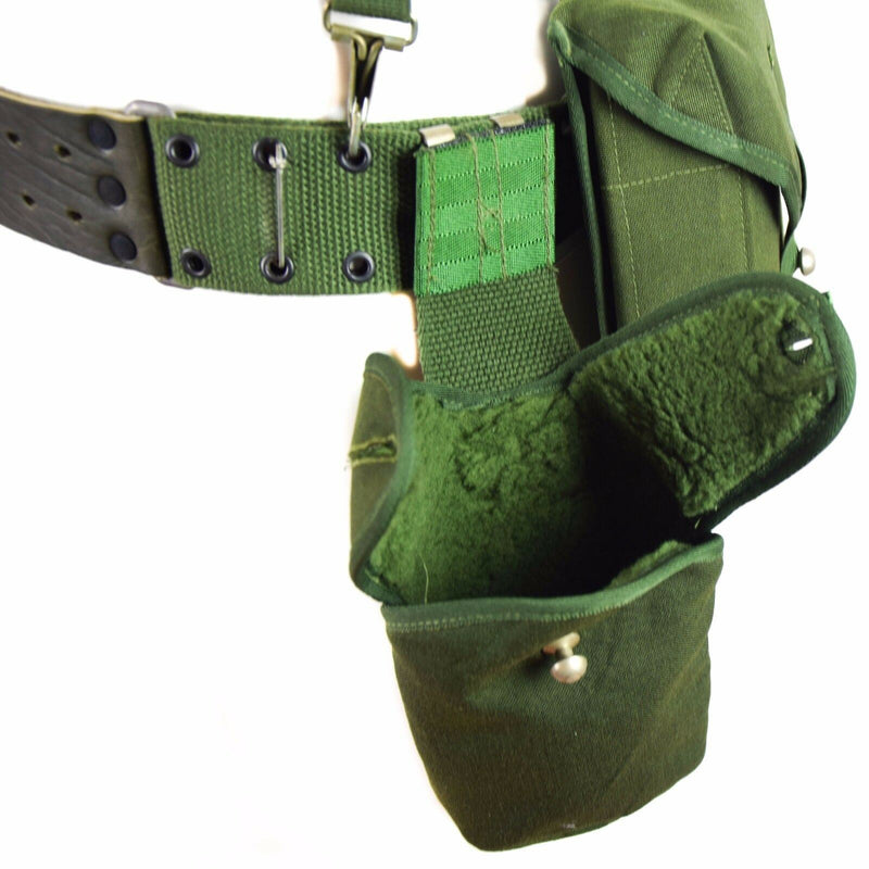 Original Swedish Army Webbing Rig System 304 Tactical Belt H-Stems hängslen