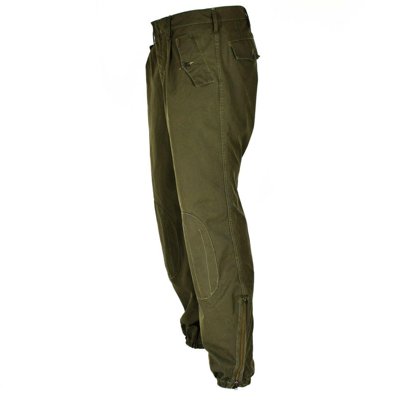 Äkta italienska arméstrandbyxor Militära byxor Field Combat O.D Olive