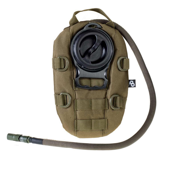 A.Blochl Compact Hydration Pack Trekking 1.5 Liters Water Bag Molle Olive New