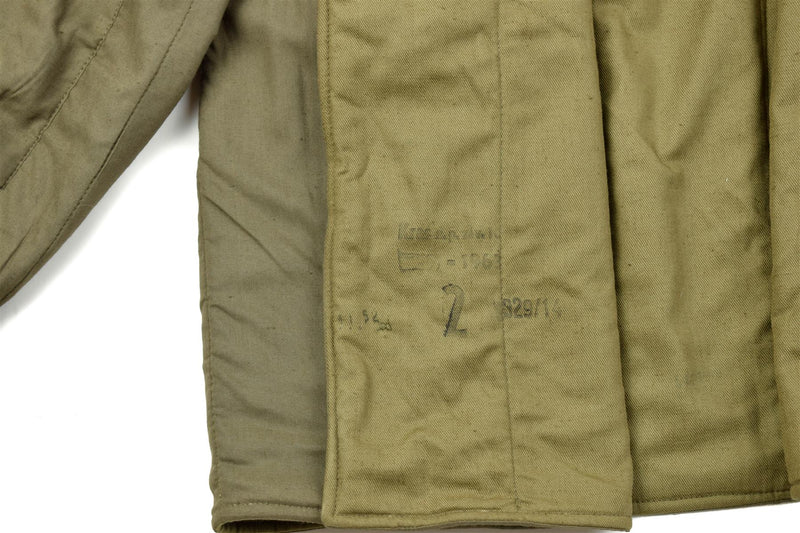 Äkta tjeckiska arméns quilt foderjacka M60 foder termiskt militäröverskott nytt