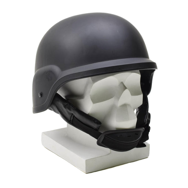 Original British Military Black Plastic Helmet Mk7 Tactical Training Gear New
