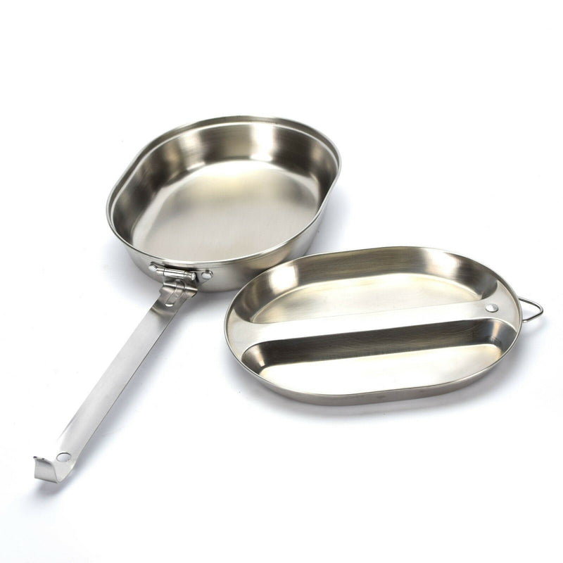 US Army Mess Kit rostfritt stål Militära mess tins us stil äta redskap nya