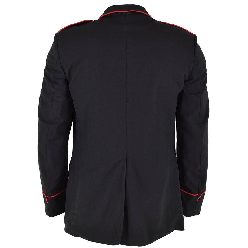 Original italiensk militärpolisjacka officiell officer formell svart uniform