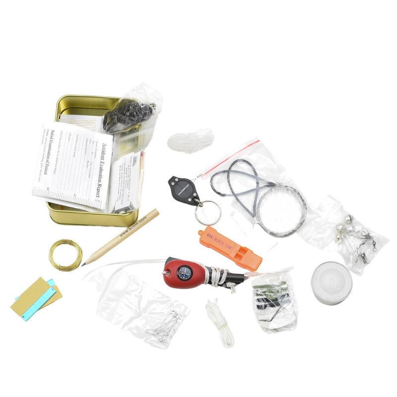 BCB Combat Survival Tin Basic Emergency Rescue Bushcraft Outdoor Survival Kit